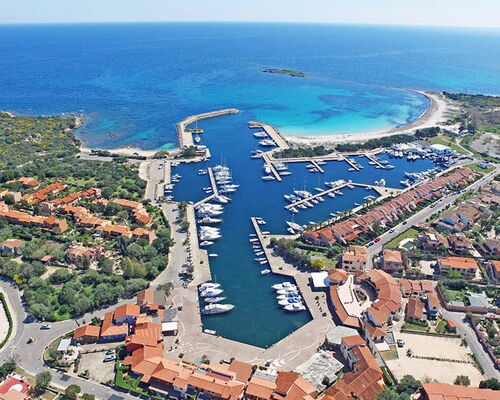 Bird's-eye view of Porto Ottiolu